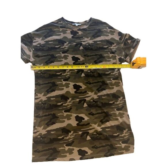 By The Way. Green Camouflage T Shirt Dress Size XS - Picture 5 of 6